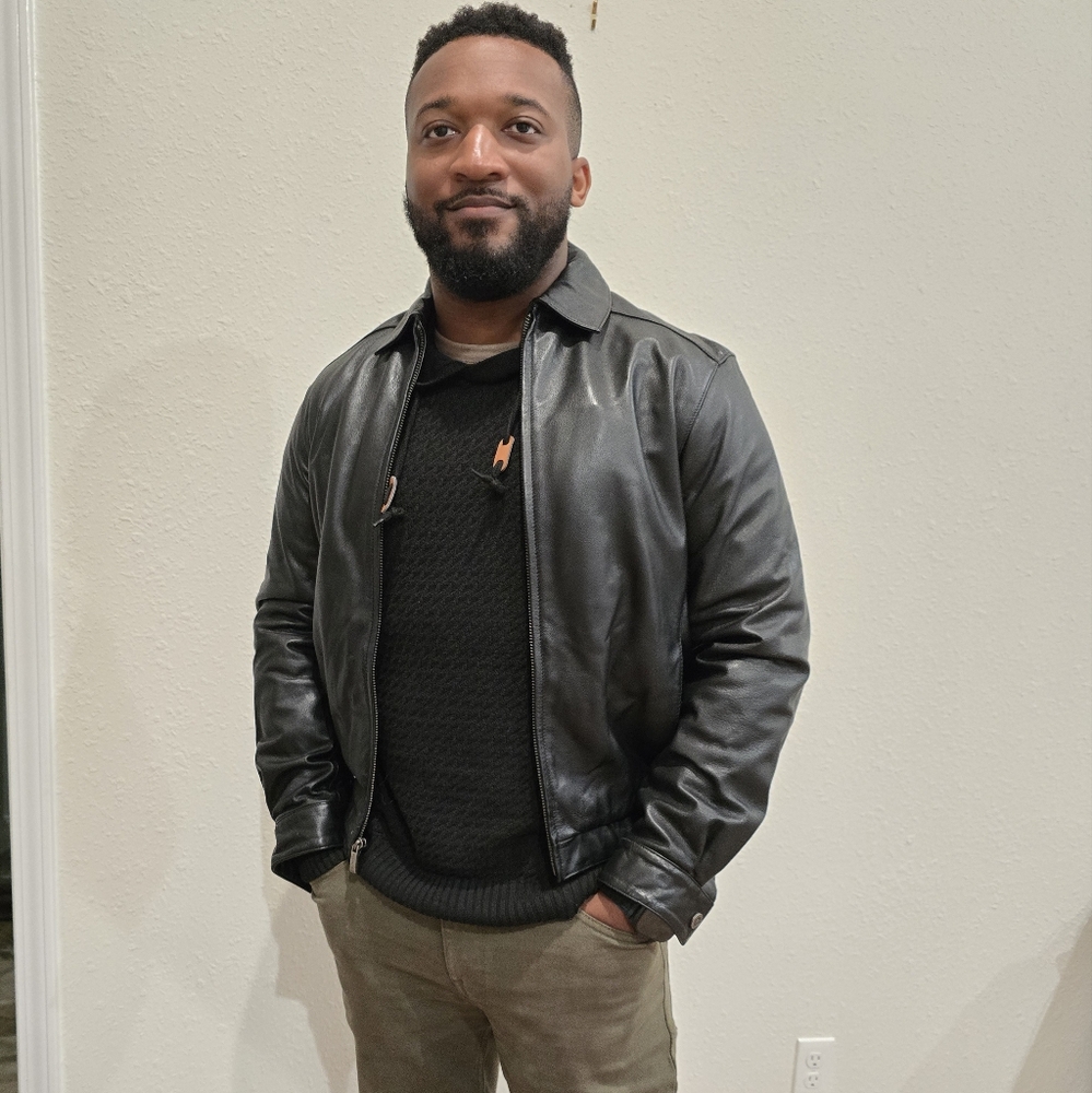 Wilson's Men's Genuine Leather Jacket, Size Small - Like New